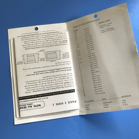 Amy Butler pattern with instructions NEW - Picture 3 of 3